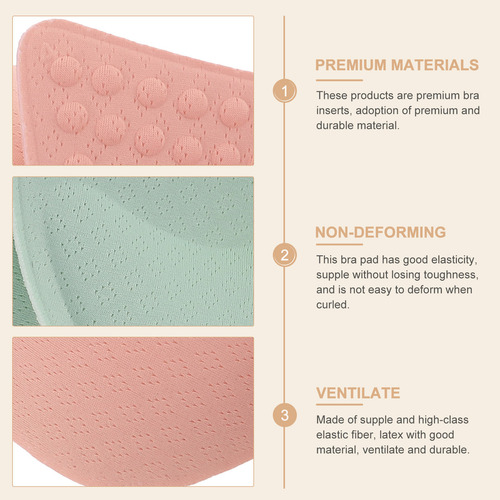 2 Pares De Almohadillas Para El Pecho, Cojines Para El Pecho