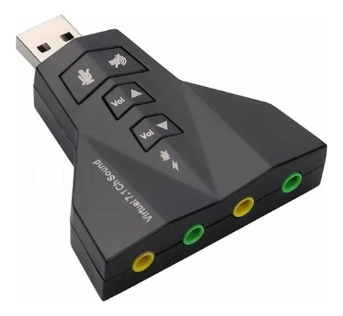 Tarjeta De Sonido Usb De 7.1 Canales - Avión