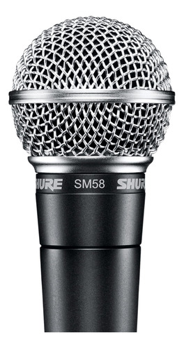 Microfone Shure Sm Sm58 Dinâmico Cardióide E Unidirecional Preto