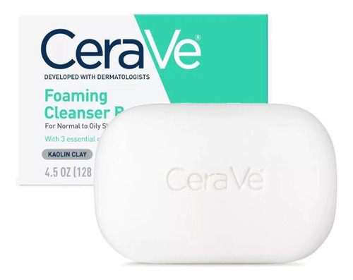 Cerave Jabon Espumoso Limpiador Barra Piel Grasa Niacinamide