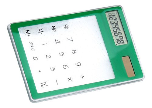 Calculadora Transparente Con Pantalla Táctil De 8 Dígitos Al