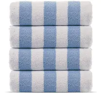 Comprar Paquete De 4 Toallas De Playa Para Piscina Con Rayas Gruesas