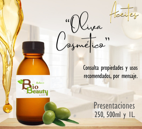 Aceite De Oliva Cosmético Masaje Terapia Bio Beauty