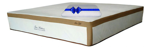 Colchón Individual de resortes Bio Mattress Resortes Bio Gel blanco - 150cm x 190cm x 28cm