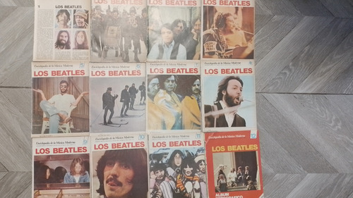 Lote 12 Revistas - Historia De Los Beatles - Magendra 1975