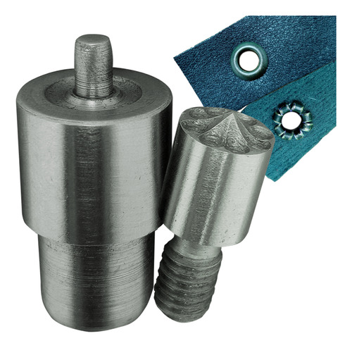Dado K19 + Broca Y Base + 500 Ojillos, Varios Colores. Estriado