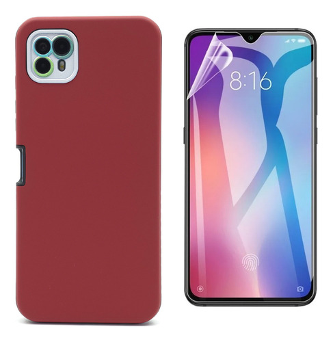 Funda + Mica Para Moto G50 5g Protector Case Uso Rudo