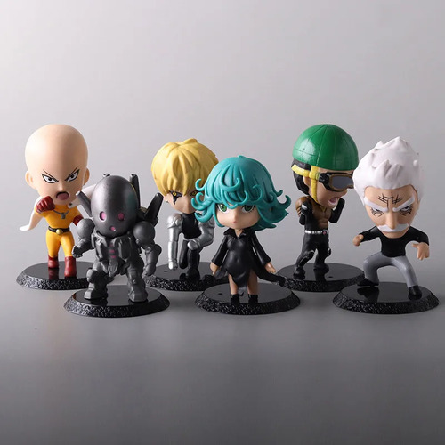 . Juego De 6 Figuras De Acción De Pvc De Anime One Punch