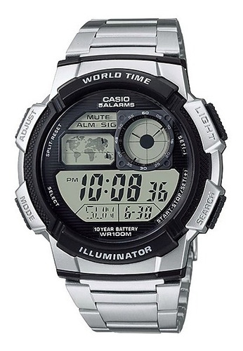 Reloj Hombre Casio Ae-1000wd Ae1000wd Wr 100m Impacto Online