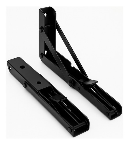 Mensula Rebatible Plegable 20cm Metal Reforzado Set X2
