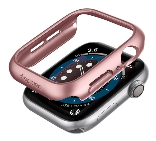 Case Spigen Thin Fit Compatible Con Apple Watch 40mm Rosa