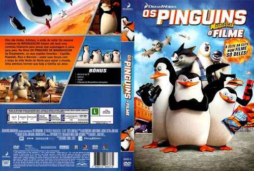 Os Pinguins De Madagascar O Filme Dvd Original Lacrado