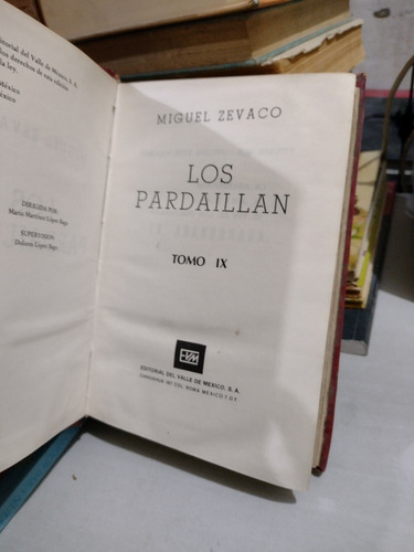 Los Pardaillan Ix Miguel Zevaco S12 (Usado)