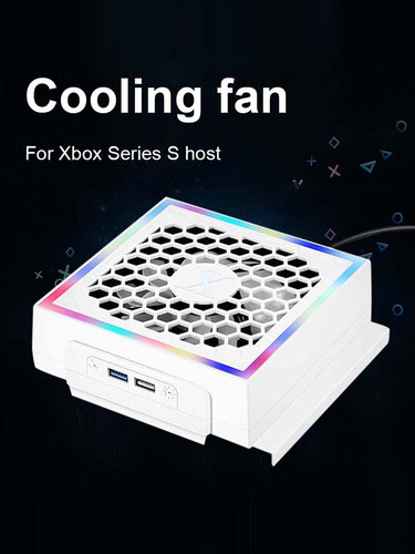 Ventilador De Refrigeración Lateral Led For Xbox Series S