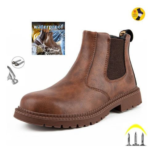 Calzado Indestructible, Botas De Seguridad For Construcción