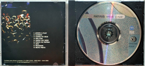 Cd - Patmus: Aperte O Play (Usado)