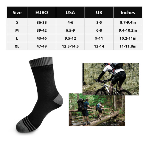 Calcetines De Ciclismo Impermeables Y Transpirables Para Hom