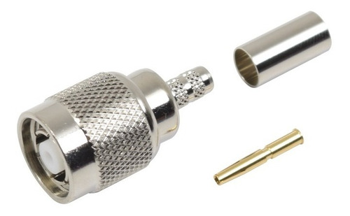 Conector Tnc Macho Inverso Anillo Plegable Para Rg-142/u.
