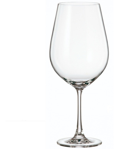 Copón Vino Cristal Bohemia Sarah 850ml Set X6