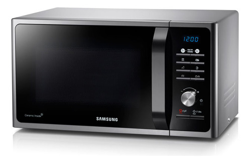 Microondas Samsung 23lts 800w Silver Samg23f3k3tas