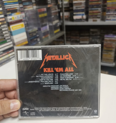 Cd - Metallica - Kill' Em All