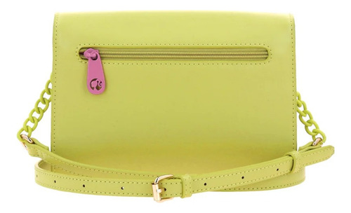Bolsa Crossbody Verde Barbie By Gorett Mujer Br24009-g Diseño De La Tela Liso