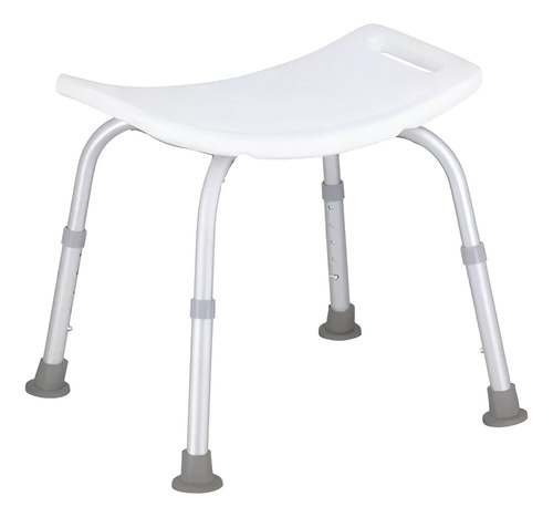 Silla De Ducha Tikun S20 Altura Ajustable Color Blanco