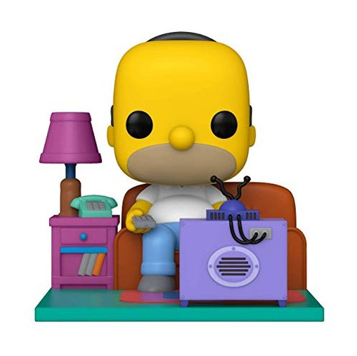 ¡funko Pop! Deluxe: Los Simpson - Homer Viendo La Televisión