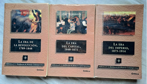 Libros De Eric Hobsbawm La Era De La Rev, Capital E Imperio.