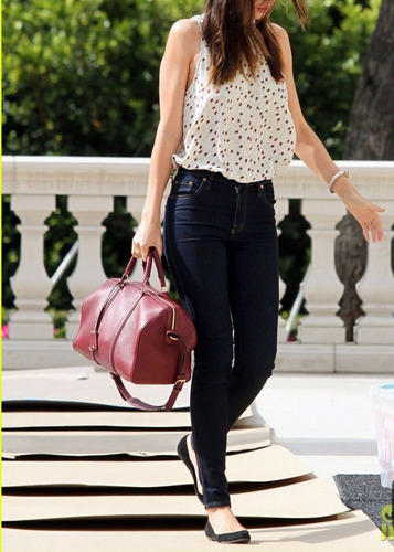 Pantalon De Jeans Elastizado Dama Tiro Alto Talles 36 Al 48