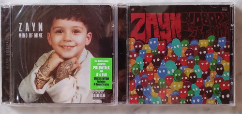 2 Cd Zayn - Mind Of Mind Y Nobody Is Listening  (nuevos)