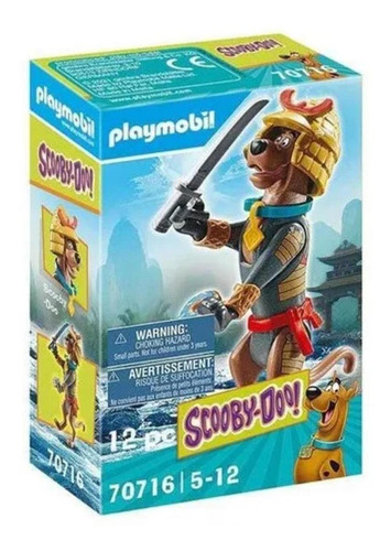 Playmobil Scooby-doo Figura Colecionável Samurai 70716