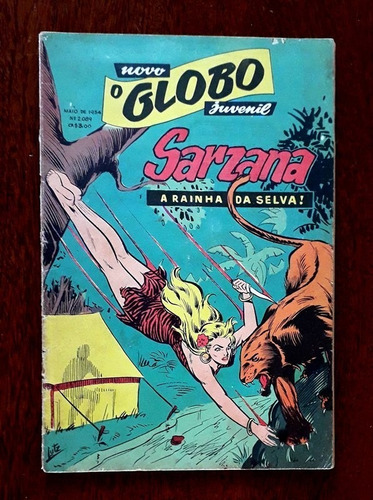 Novo O Globo Juvenil 2089 - Rge - 1953-sarzana-pantera Negra