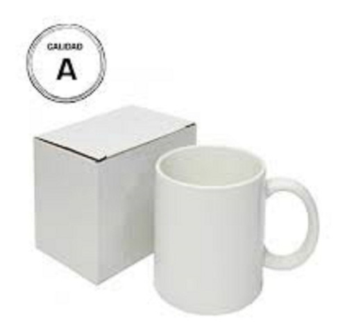 Tazas Blancas Para Sublimar Por Unidad Y Cajas (36 Pzas)