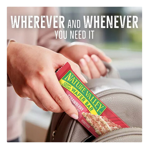 Barritas Wafer Sabor Fresa Nature Valley 20 Pack