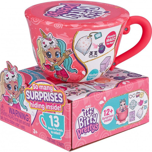 Muñeca Sorpresa Taza De Te Itty Bitty Prettys Zuru