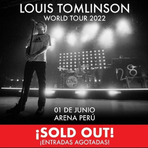 Imagen 2 de 3 de Entrada Campo B - Louis Tomlinson