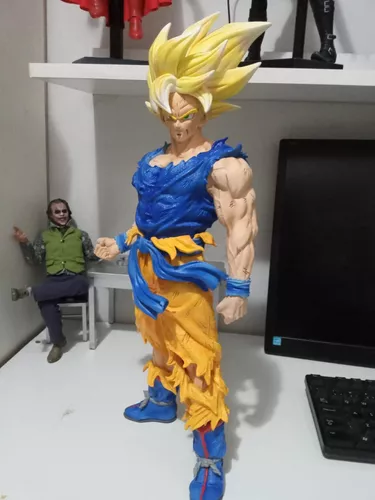 Dragon Ball Goku Super Sayajin 1/4 45cm Estatueta Grande