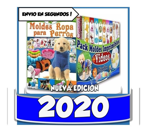 Kit Imprimible Patrones Ropa Para Perros Tejido Videos Molde