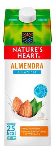 Bebida Vegetal Nature's Heart Almendra Sin Azúcar 946ml