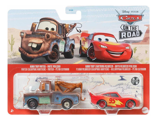 Disney Pixar Cars Rayo Mcqueen Y Mate Pack Mattel