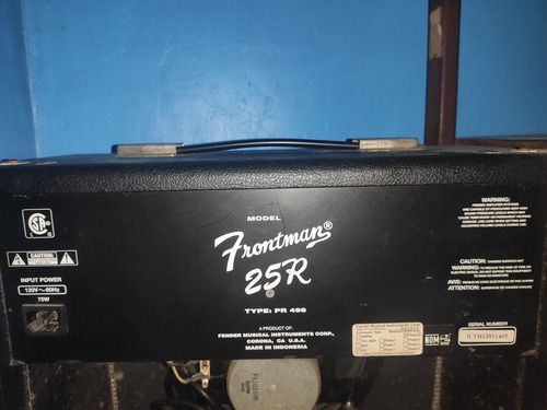 Amplificador Fender Frontman 25r