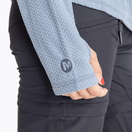 Poleron Merrell W Ezzy Plomo Mujer