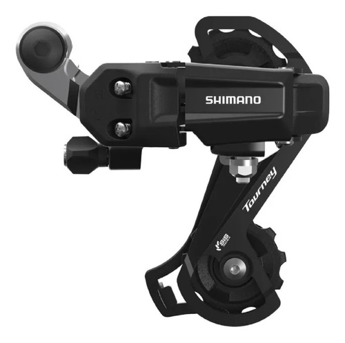 Cambio Shimano Traseiro Tourney Ty200 6/7v S/ Gancheira Bike Cor Preto