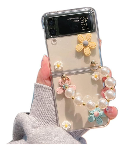 Pulsera Flower Strap Para Samsung Galaxy Z Flip 4/z3 Fundas