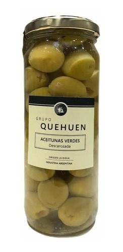 Aceitunas Verdes Descarozadas 200gr. Quehuen 