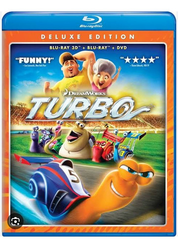 Turbo En Disco Bluray 3d Alta Definición Full H D 