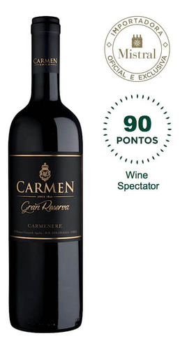 Vinho Tinto Carmen Gran Reserva Carménère 2018 750ml