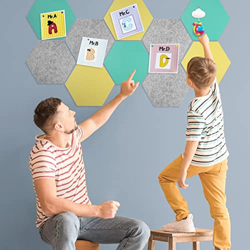 Tablero De Corcho Hexagonal Grande, Tablero De Corcho A...