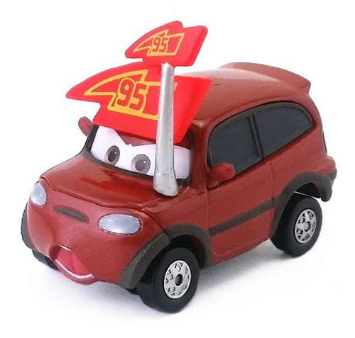 Cars Auto De Metal - Timothy Twostroke - Mattel Color Rojo